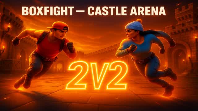 2V2 Box Fight castle arena