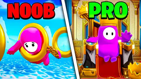 👑 FALL GUYS: DEFAULT PARKOUR 175+ 🌈