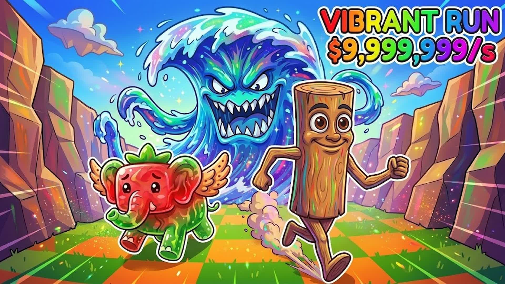 Brainrot Tsunami Run — Fortnite island 5471-4241-3198 by TikTok swerdage