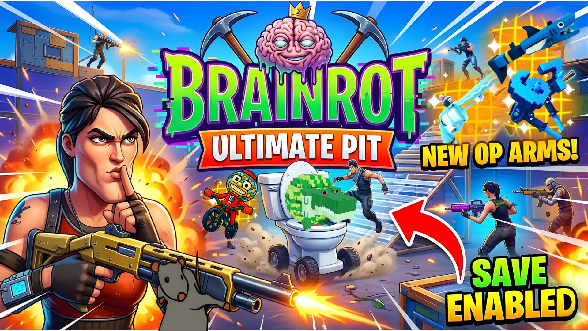 ブレインロットアルティメットピットリロード1V1V1