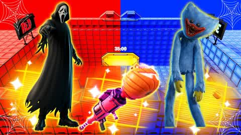 🎃NEW CRAZY HALLOWEEN RED VS BLUE 🔴🔵