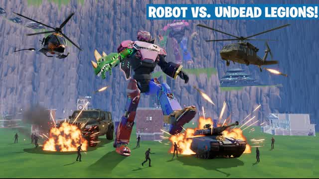 ROBOT VS UNDEAD LEGIONS