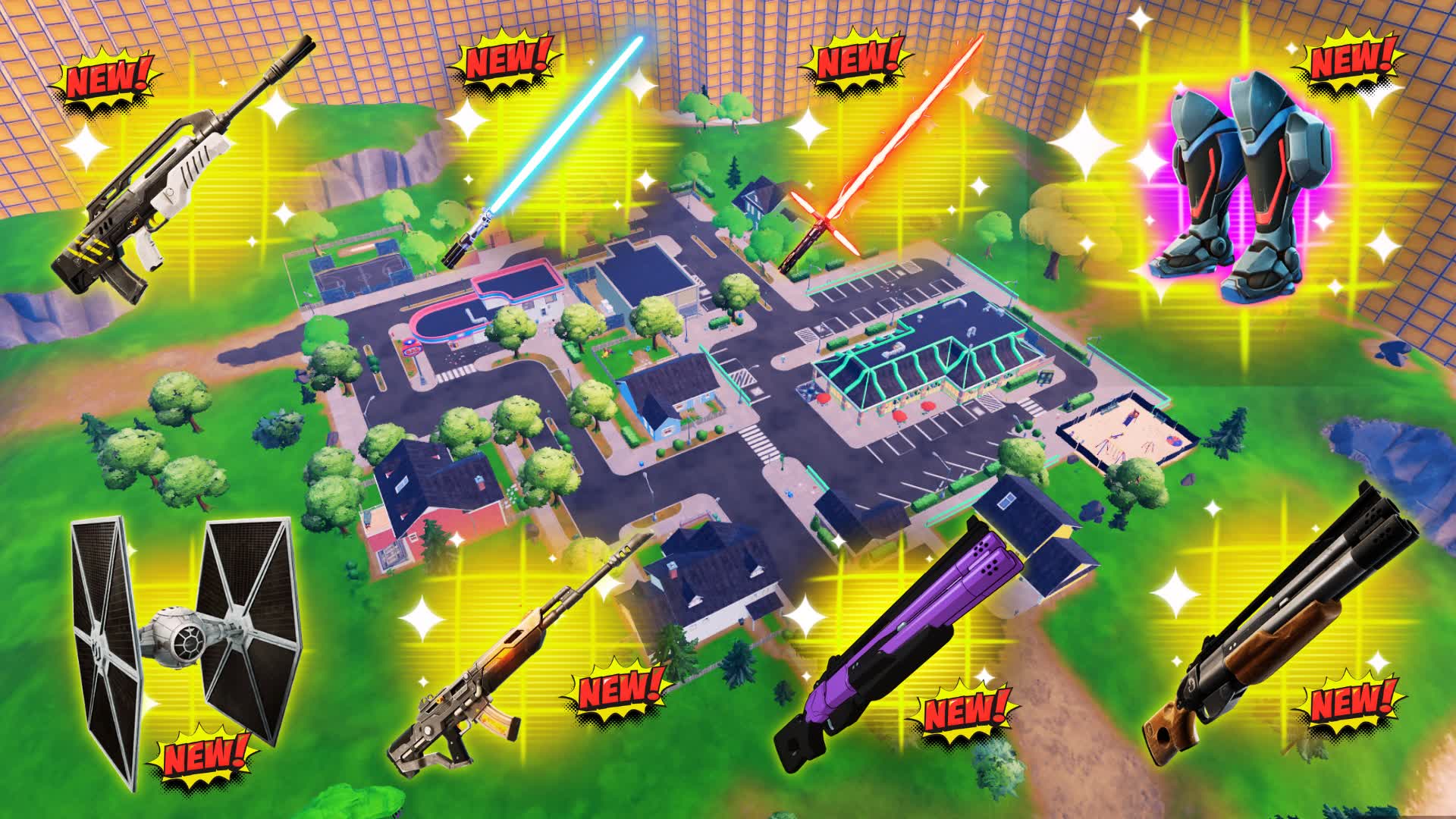 Mini battle. Four teams.