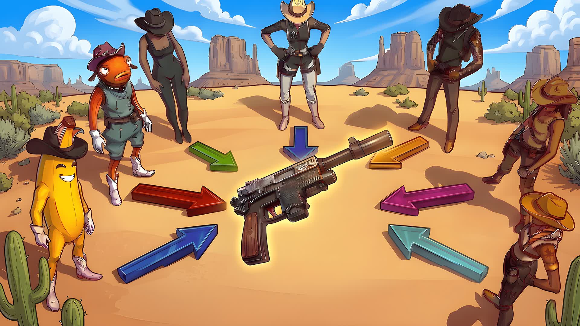 中央に猛進する 🔫