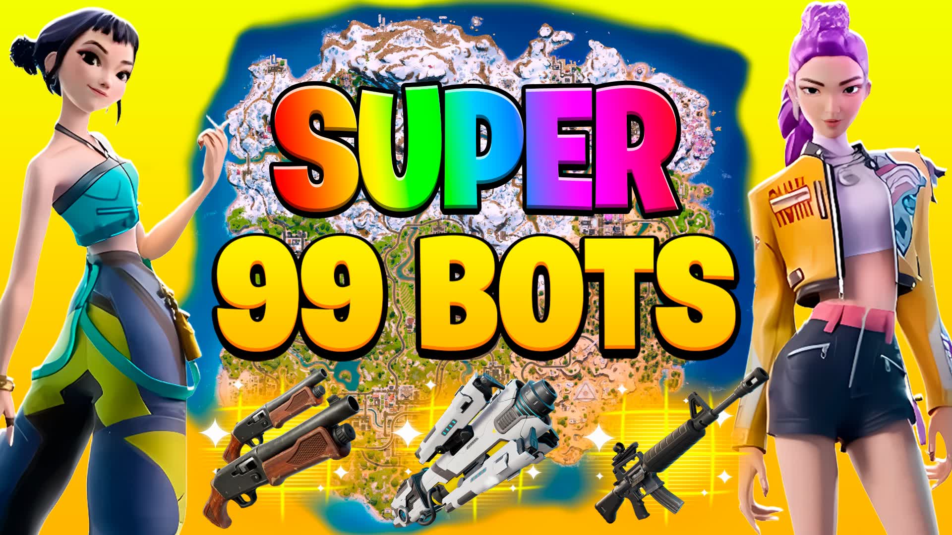 99 BOTS ROYALE ⭐ FREE FOR ALL