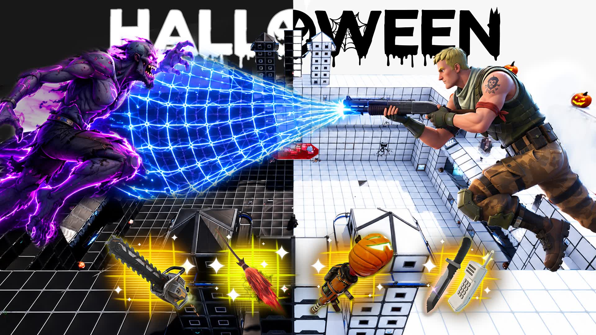 HALLOWEEN MONSTERS VS HUMANS!! ππ§π·οΈπ», Fortnite island 0660-5061-7470 by cru3t