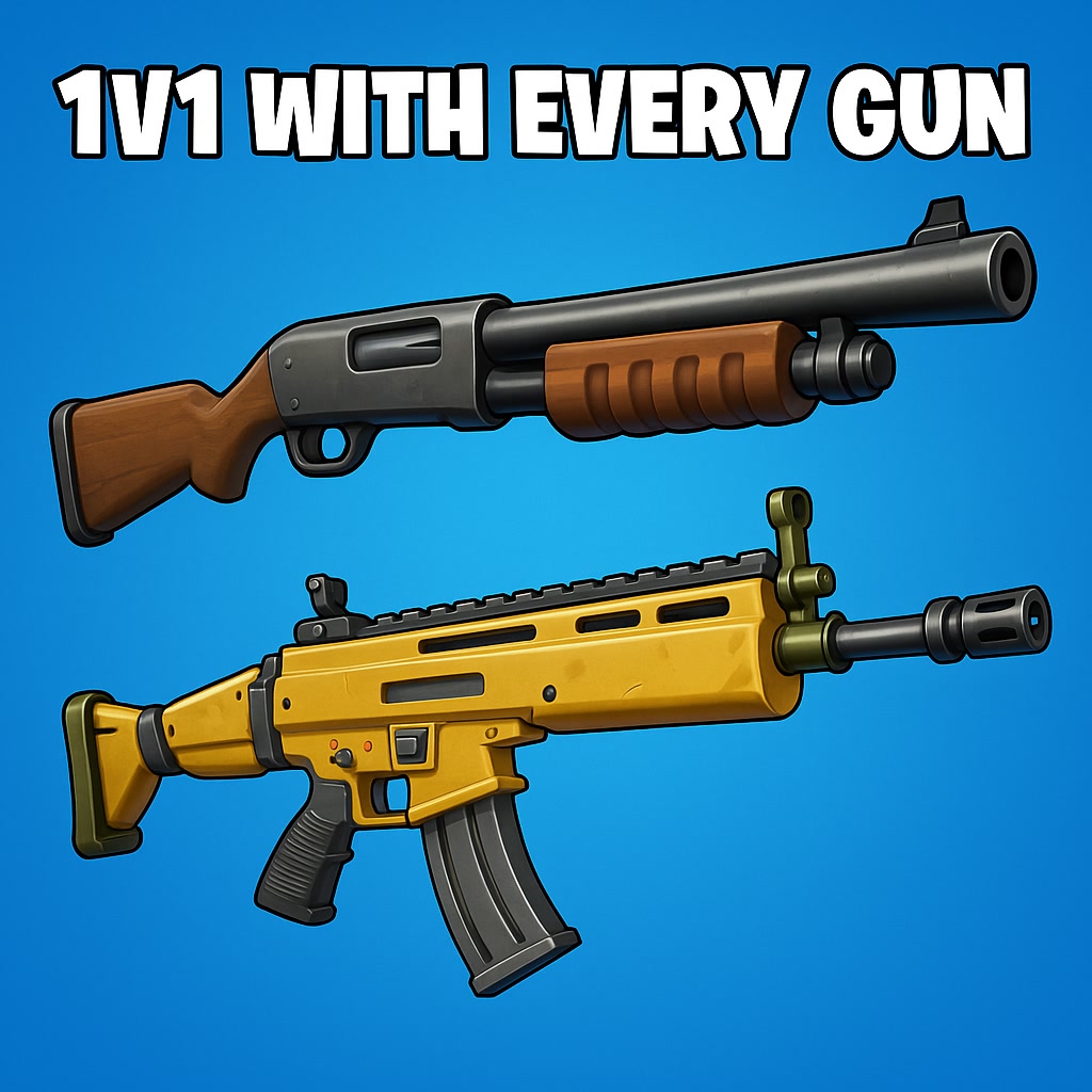 すべての銃で1V1 5482-9062-1207 by gamerneale - フォートナイト