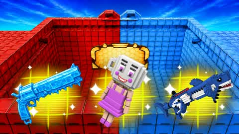 BRAINROT 1V1 RED VS BLUE 🔴🔵 (ALL GUNS)