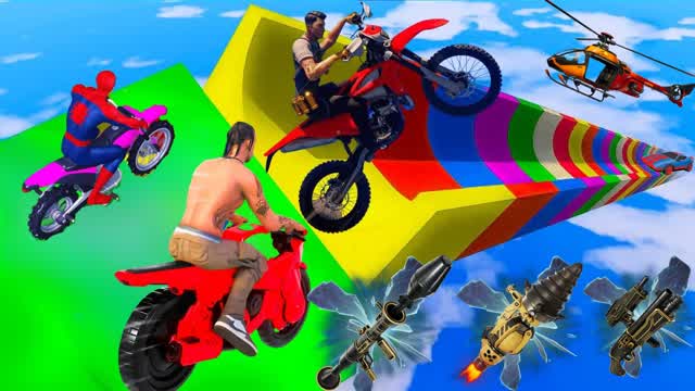 đ MEGA RAMP NEW CITY CAR GAMES 05 Nđ