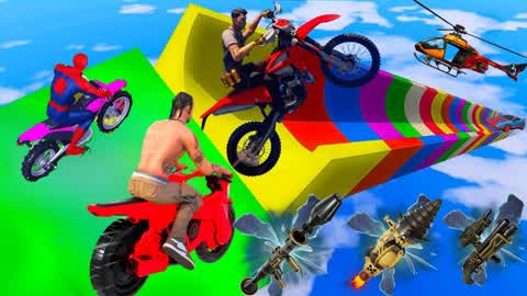 🌇 MEGA RAMP NEW CITY CAR GAMES 05  N🚙