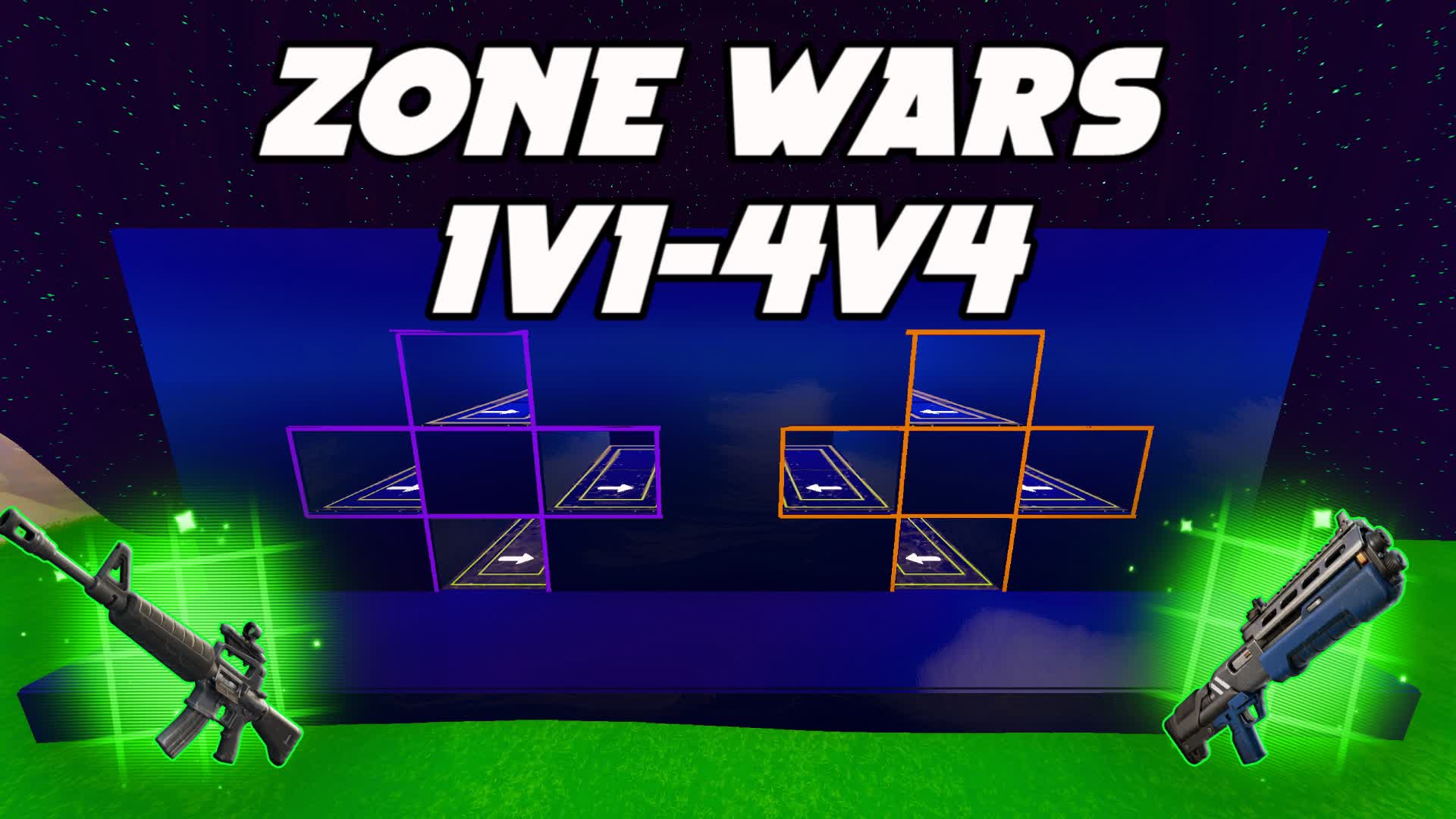 ZONE WARS (1V1 TO 4V4)