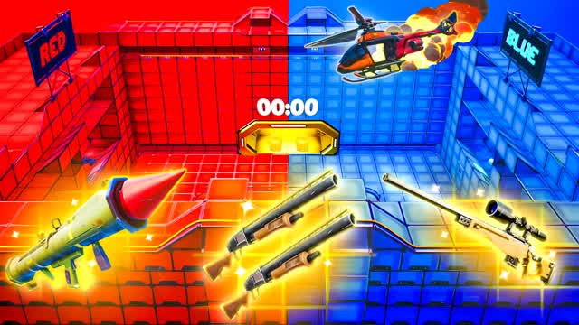 SUPER CRAZY RED VS BLUE 🔴🔵