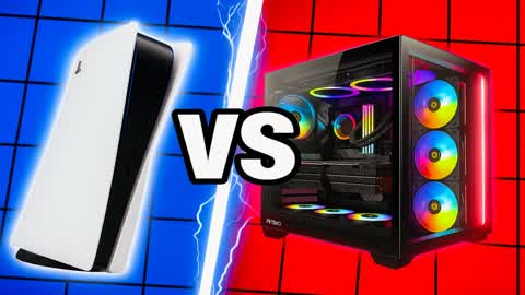 MEGA PC VS CONSOLE RED VS BLUE🔴🔵
