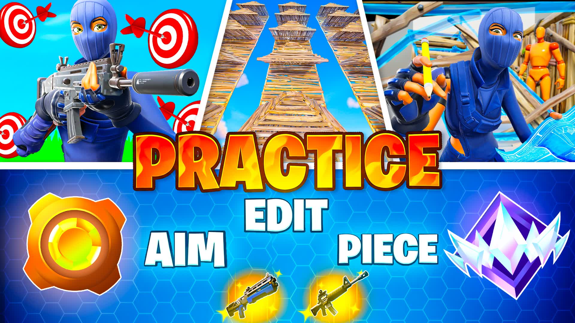 PRACTICE LAB 🎯 (AIM • EDIT • PIECE)