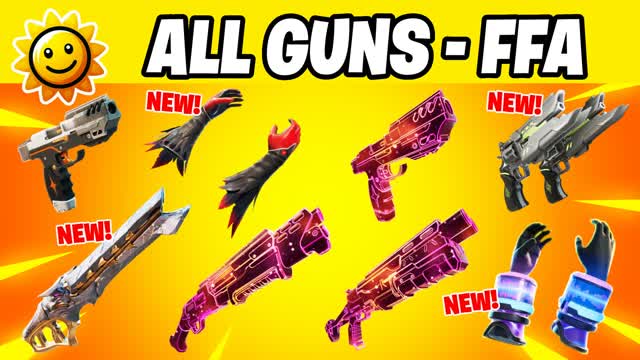 🌇 ALL WEAPONS -  GUM GAME FFA 🚙