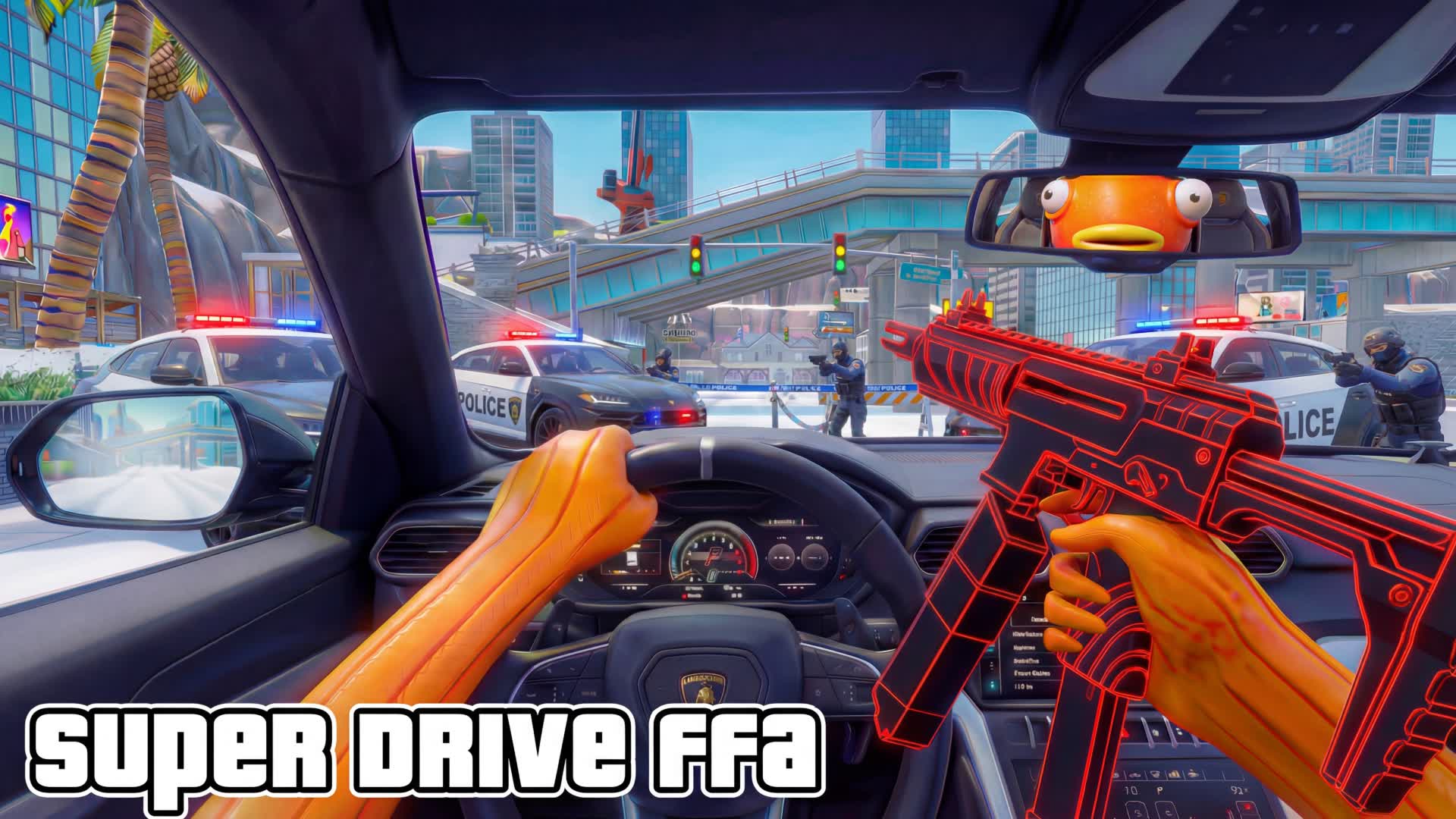 SUPER DRIVE 🏙️ MEGA CITY FFA RP🚨BOTS