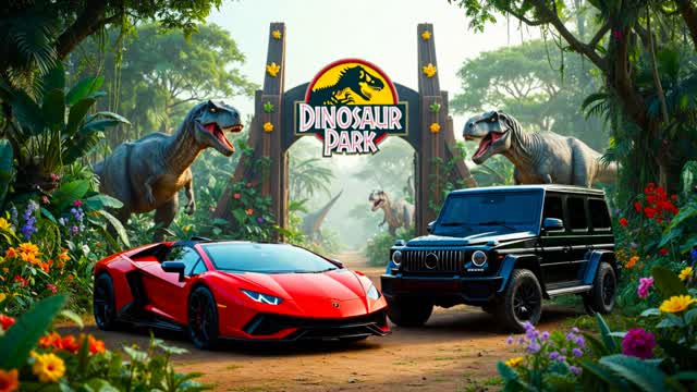 🦖 DINOSAUR PARK DRIVE FFA 🚗