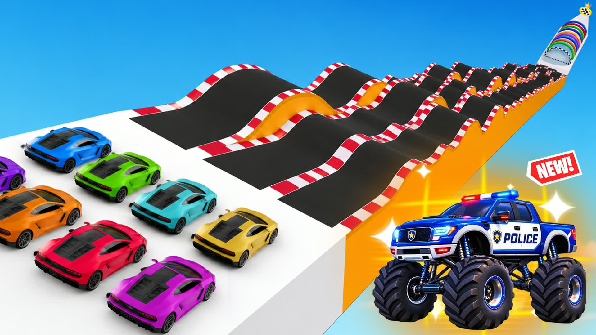 MEGA CRAZY CARSの坂