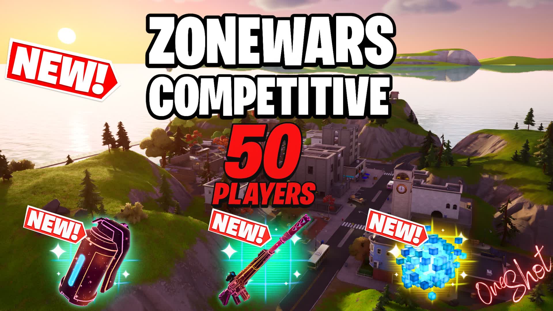 ZONEWARS 50 PLAYERS 3692-8555-5776 by ezoneshottt - Fortnite Creative ...