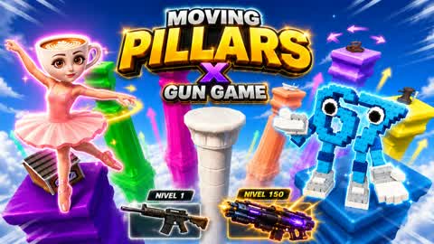 Moving Pillars X Gun Game (Brainrots Up)
