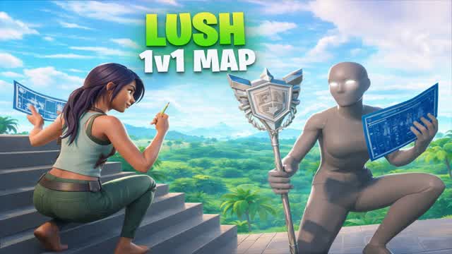 Lush 1v1 Map (aesthetic)