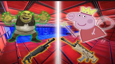 RED VS BLUE SHERKPEPAPIG🔴🔵