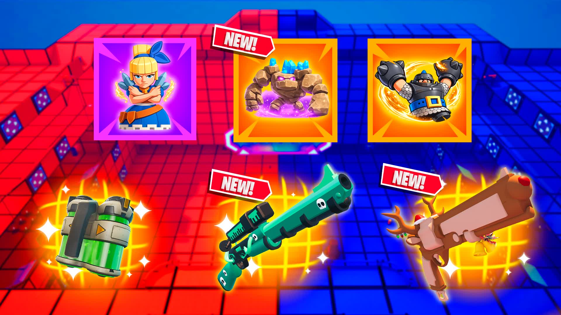 CLASH ROYALE 🤴 RED VS BLUE🔴🔵