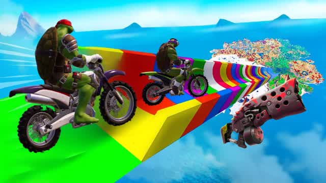 đčïžMEGA RAMP BATTLEđWEAPONS&CARS