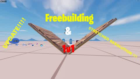 1v1 and Freebuilding وخريطة البناء الر