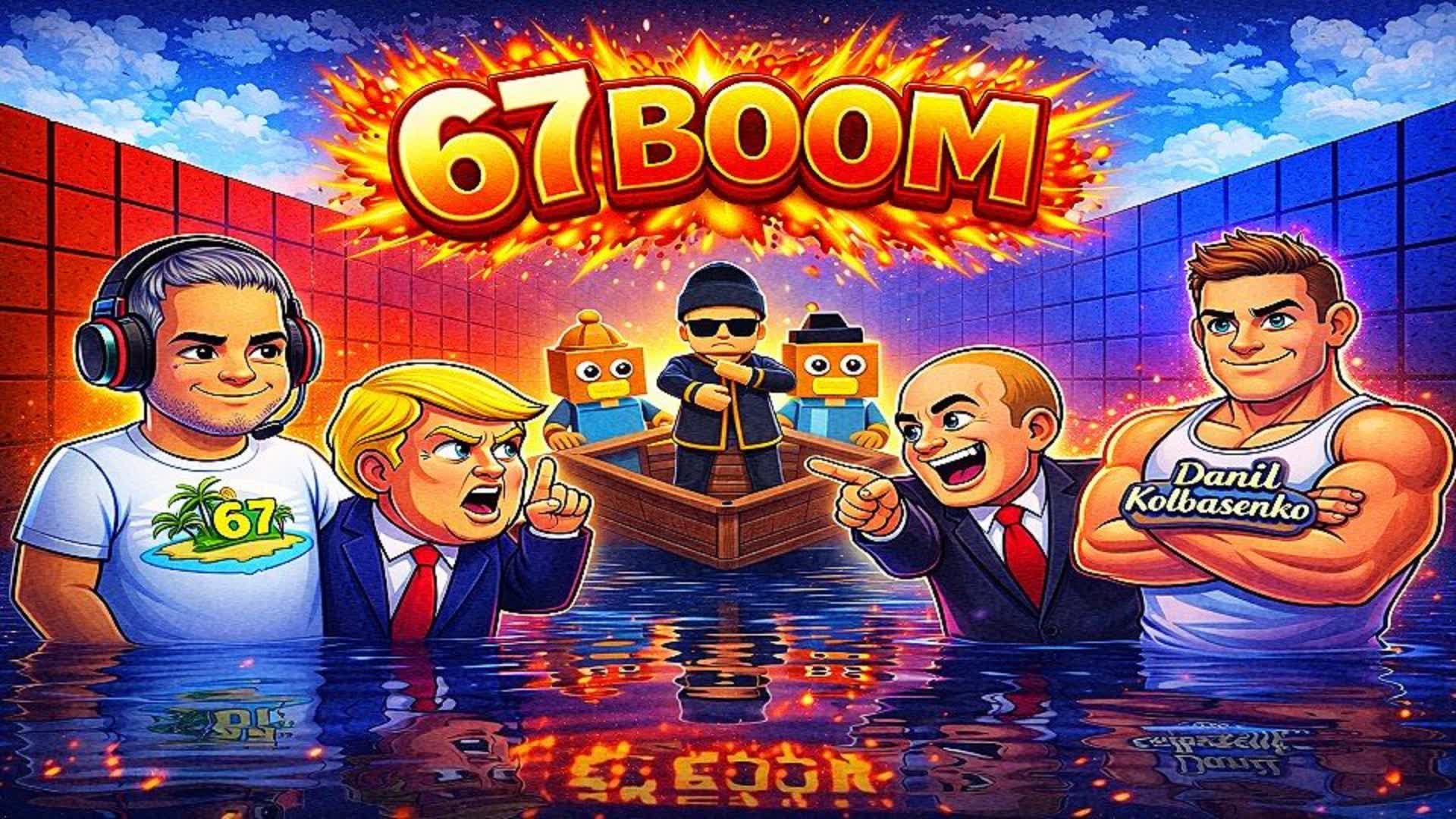 レッドVSブルー 💎🍓 6対7 🏖️ サマーバイブ 🌈