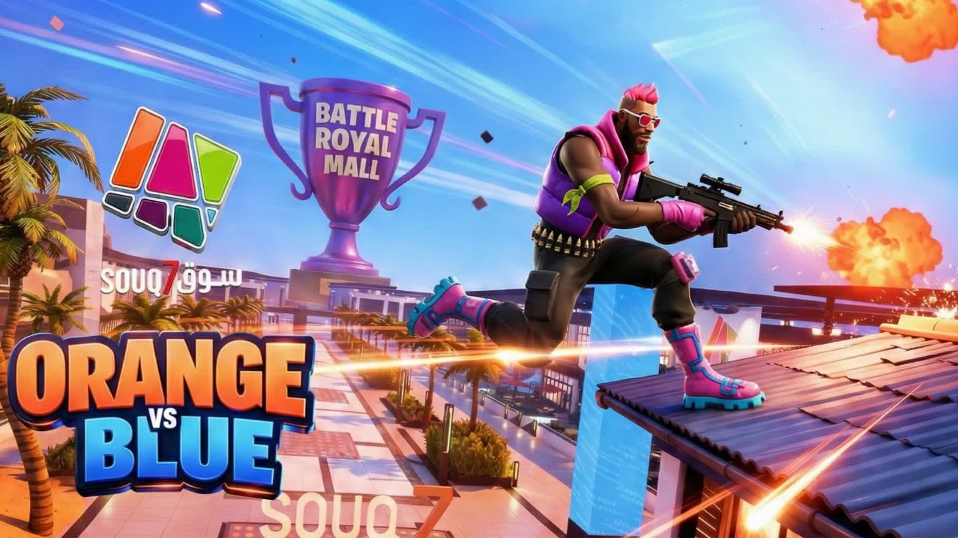 Souq7 - Orange vs Blue