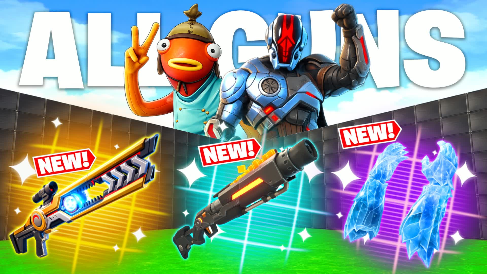 TMNT ⭐ALL GUNS - FREE FOR ALL (ALL CARS)