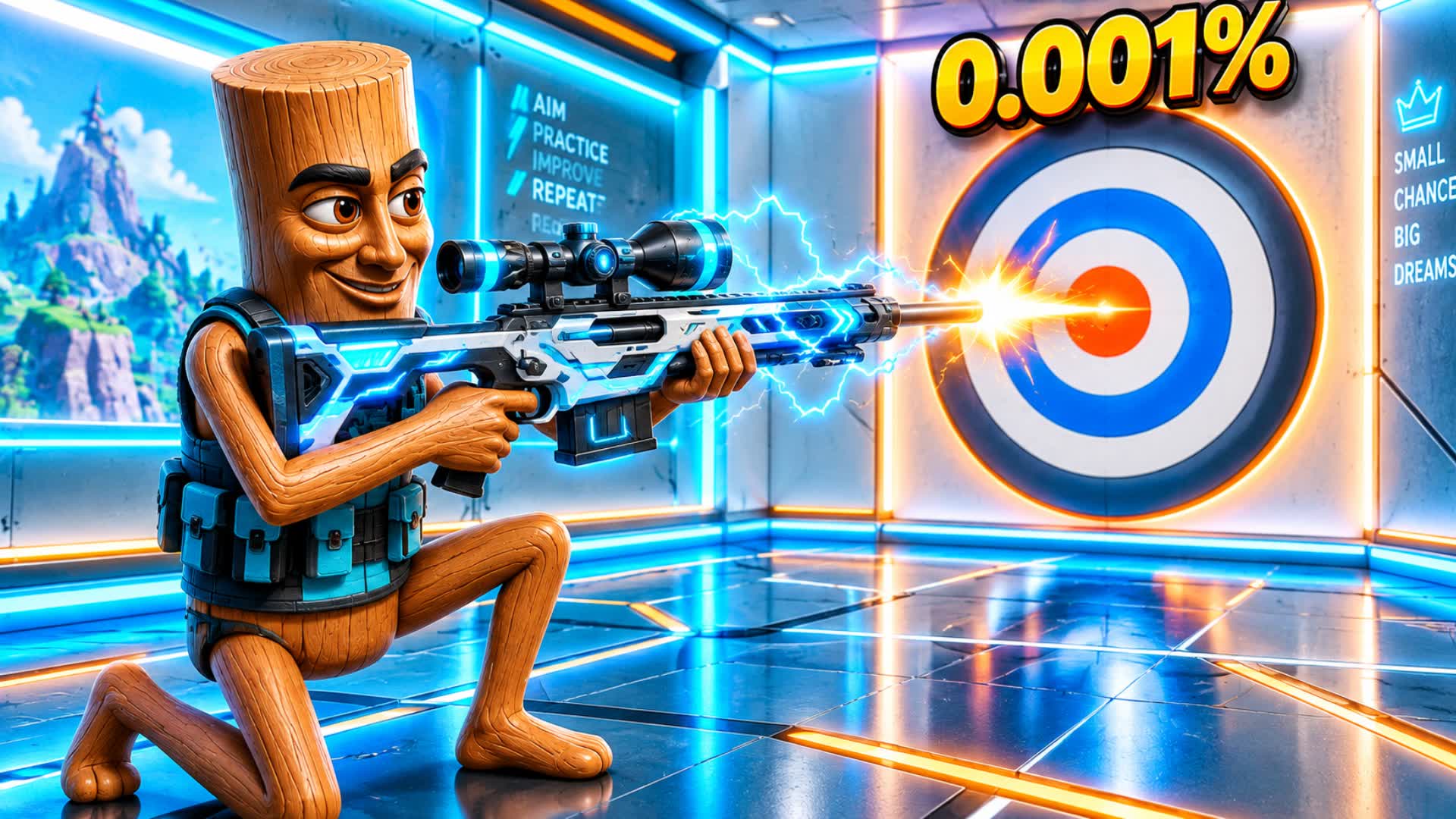 🏎️ NEON TRICKSHOT RACE 🏎️🎯
