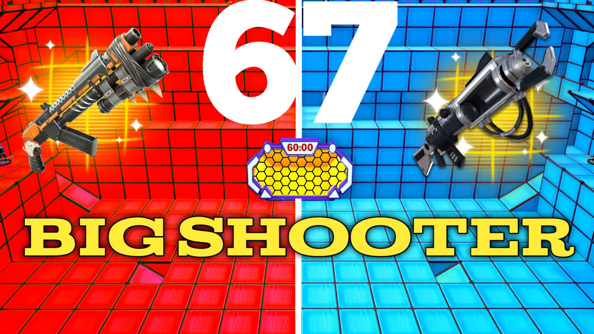 67-BIGSHOOTER-RED VS BLUE