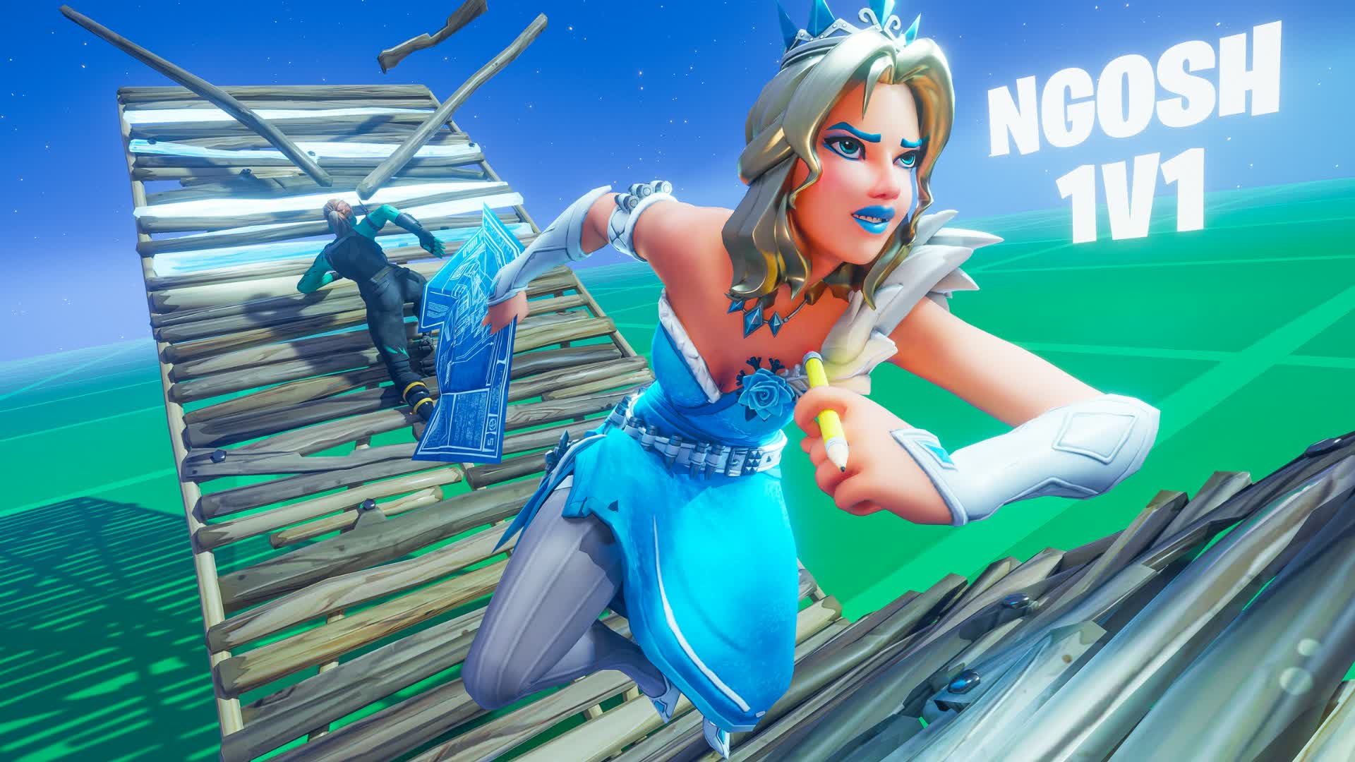 Ngosh 1v1 ビルドファイト (200 ポンプ)