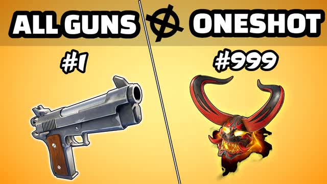 🌟ALL GUNS ONE SHOT🎯GUN GAME 🔫