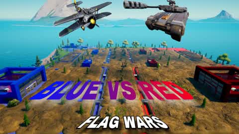 BLUE VS RED (FLAG WARS 50 VS 50)