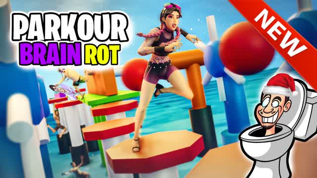 ⭐️BRAIN ROT PARKOUR 50 LVL⭐️