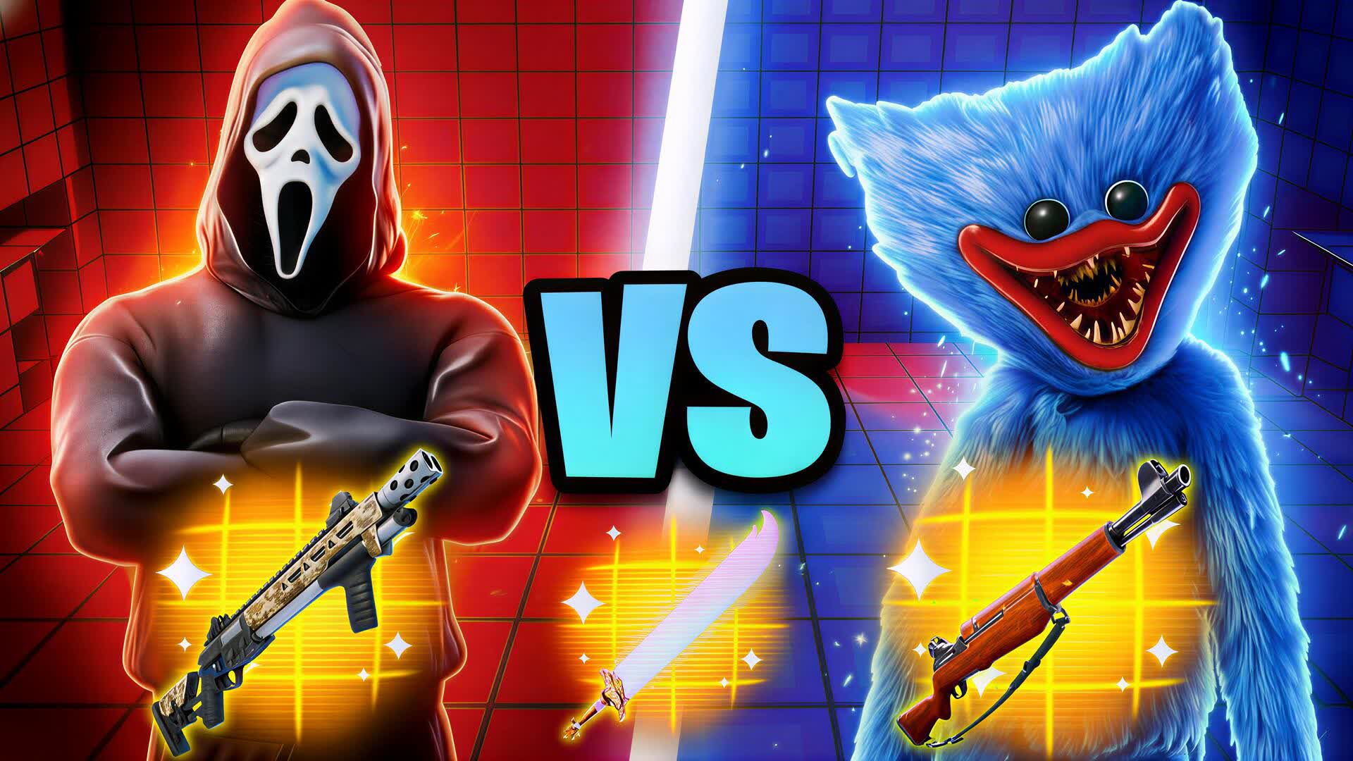 😈 GHOSTFACE vs WUGGY 🔴🔵 OP MEGA VAULT