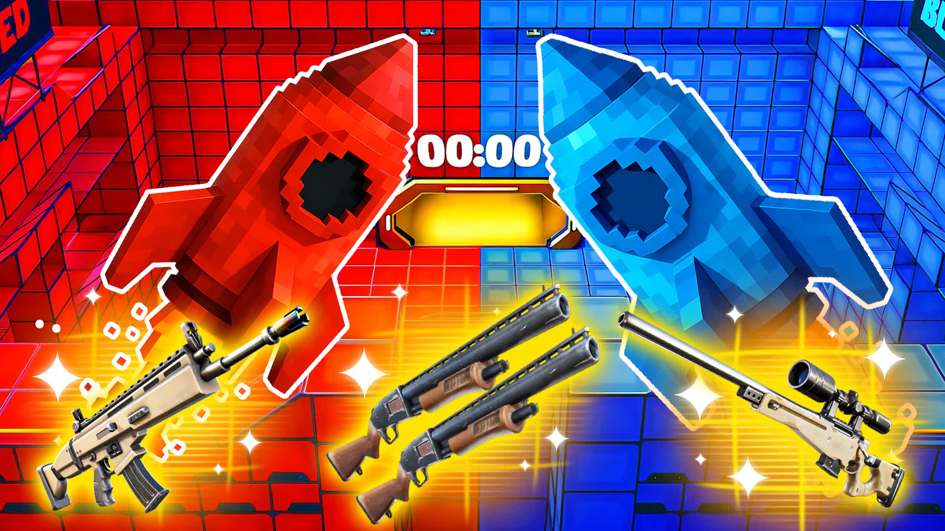 ROCKET RED VS BLUE 🔴🔵