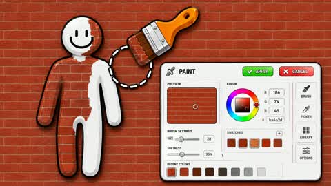 PAINT AND SEEK [CHAMELEON]