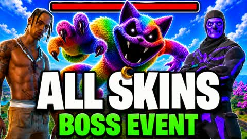 Catnap All Skins Boss fight Event 1V1V1