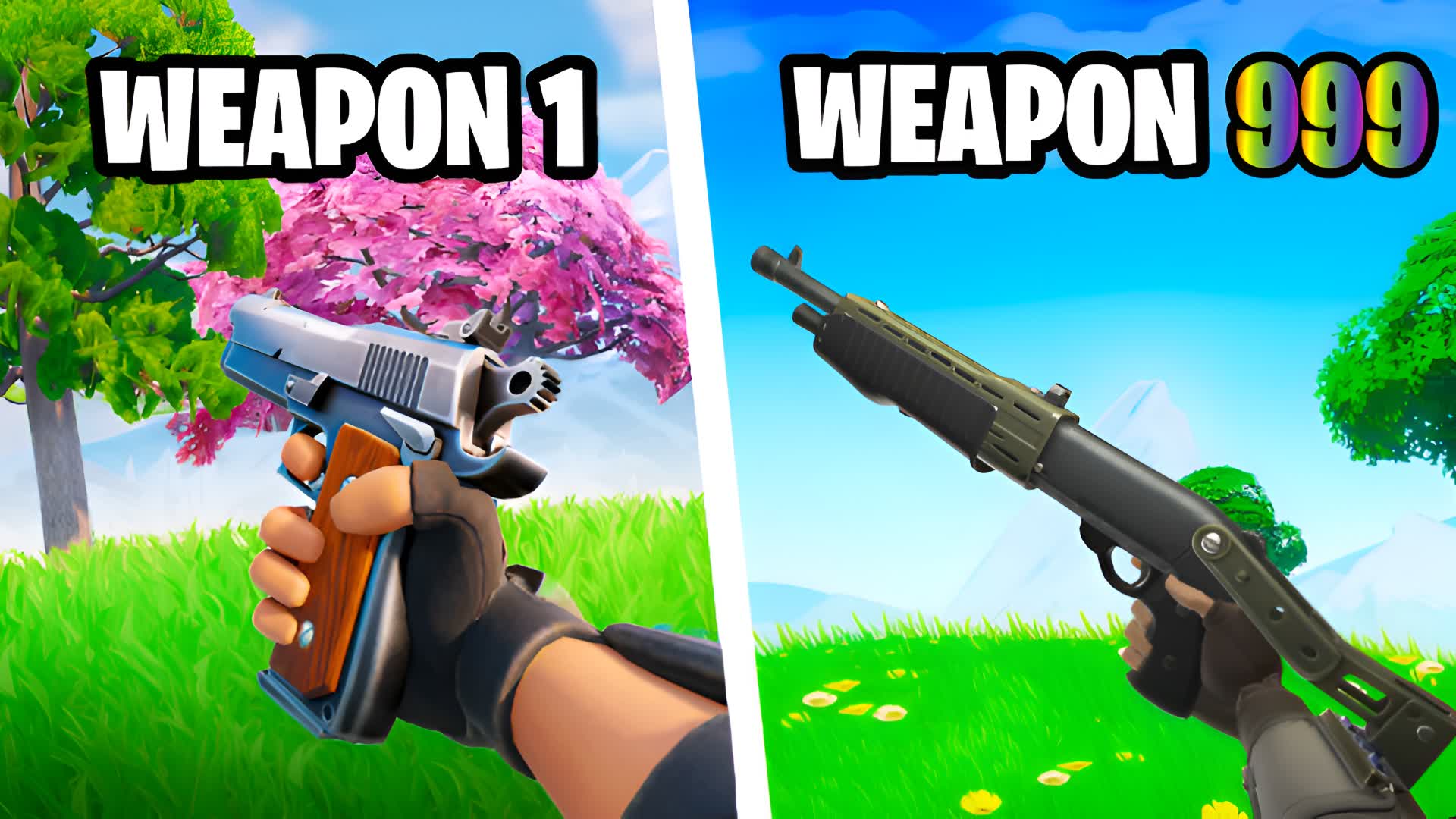 FIRST PERSON⭐️GUN GAME🔫ONE SHOT🎯