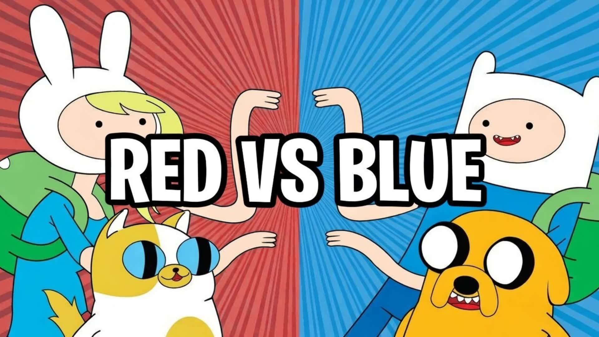 ADVENTURE TIME RED VS BLUE 🔴🔵