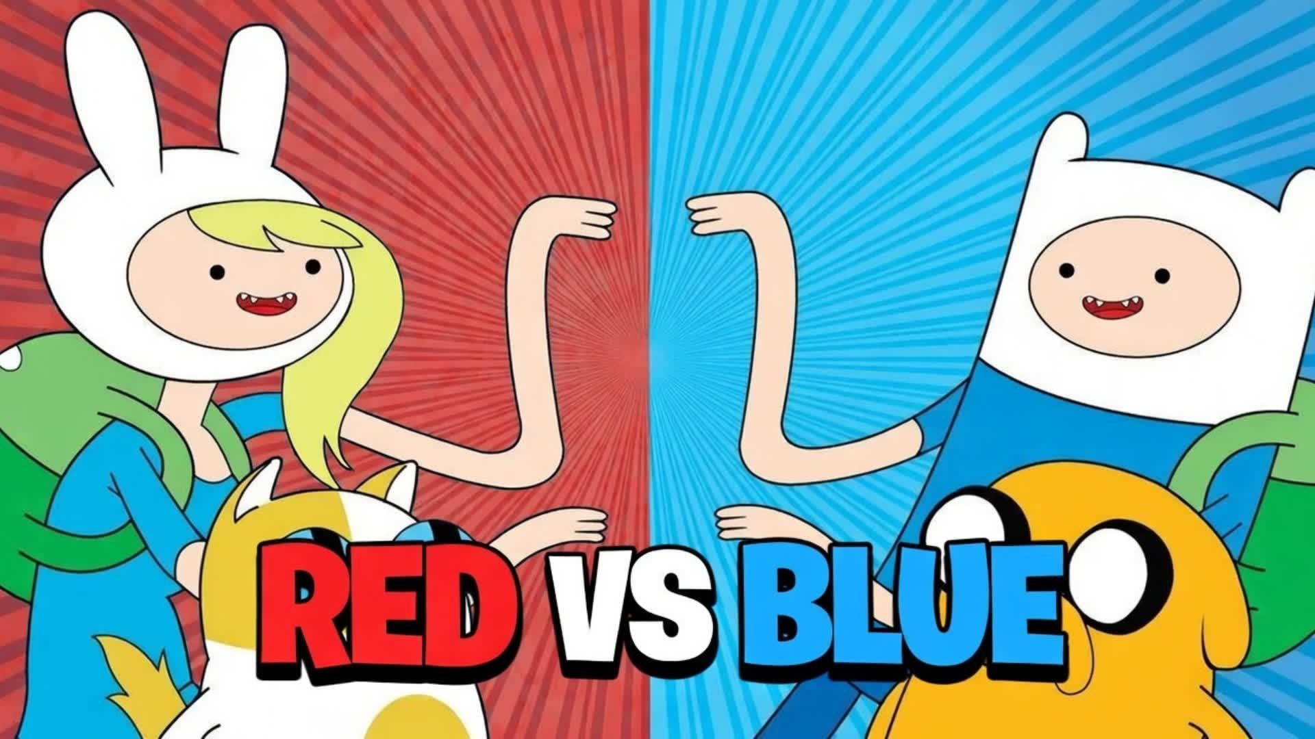 ADVENTURE TIME RED VS BLUE 🔴🔵