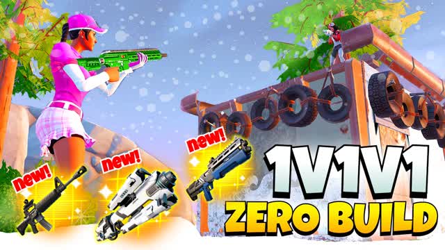 1v1v1 ZERO BUILD FFA PVP ❄️