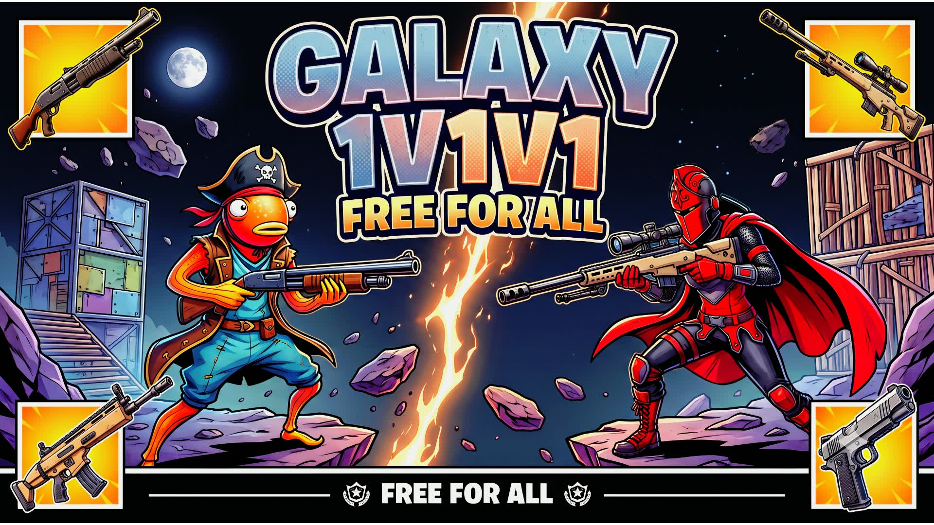 GALAXY 1V1V1 FREE FOR ALL