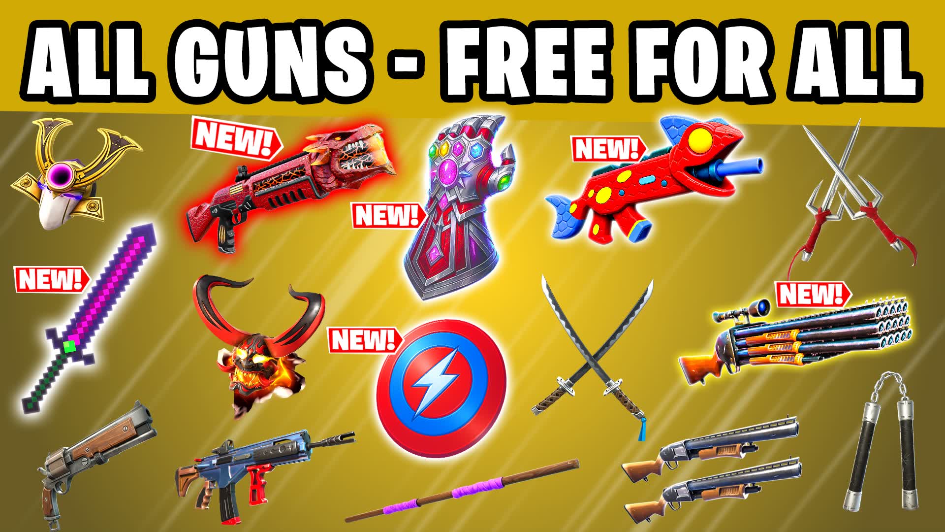 TMNT ⭐ALL GUNS - FREE FOR ALL