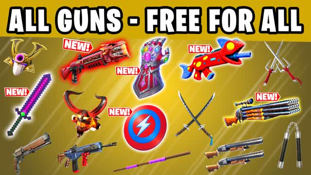 TMNT ⭐ALL GUNS - FREE FOR ALL