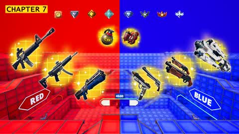 RED VS BLUE 🔴🔵 - ⭐ALL WEAPONS + TMNT
